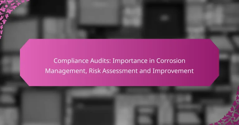 Compliance Audits: Importance in Corrosion Management, Risk Assessment and Improvement